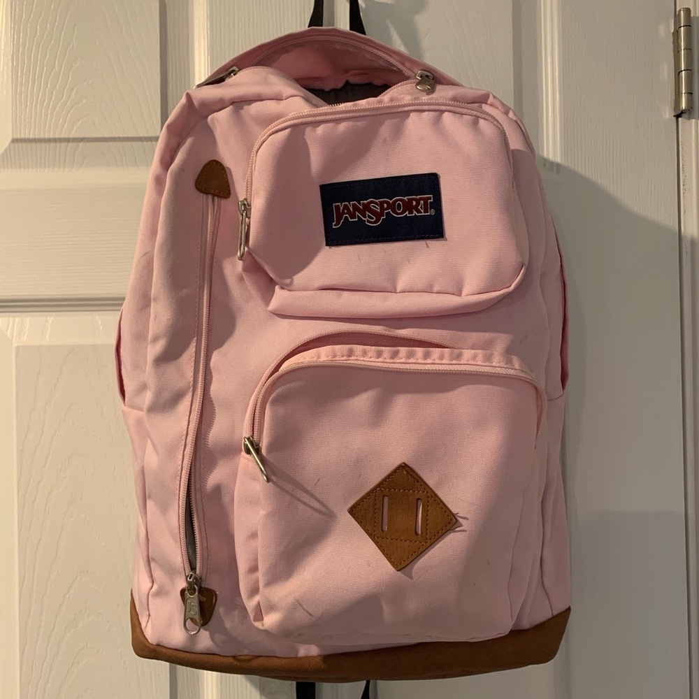 Jansport backpack (light pink)